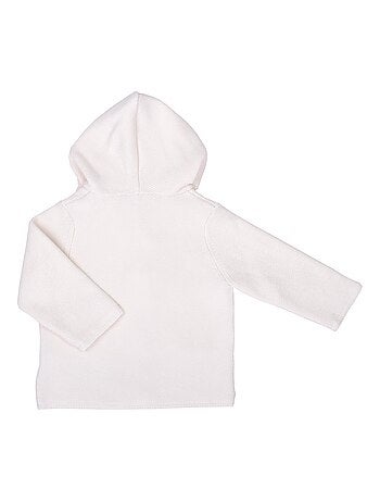 Cardigan bebé con capucha de algodón orgánico | kitikate