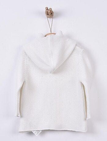 Cardigan bebé con capucha de algodón orgánico | kitikate