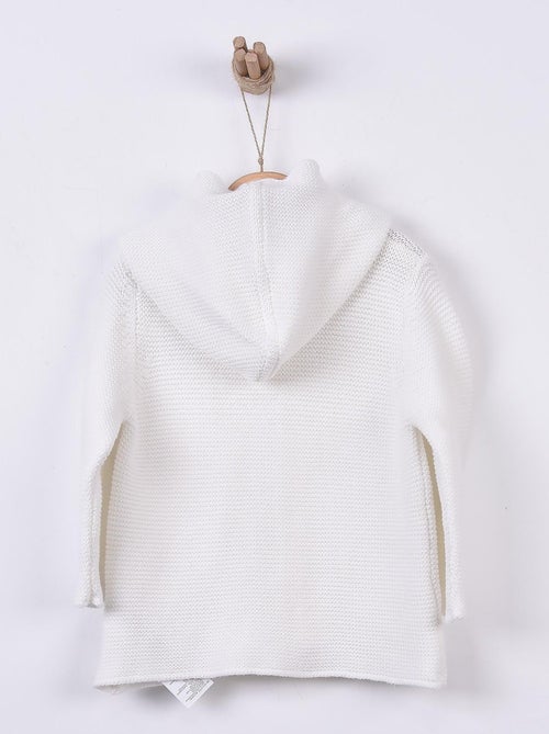 Cardigan bebé con capucha de algodón orgánico | kitikate - Kiabi