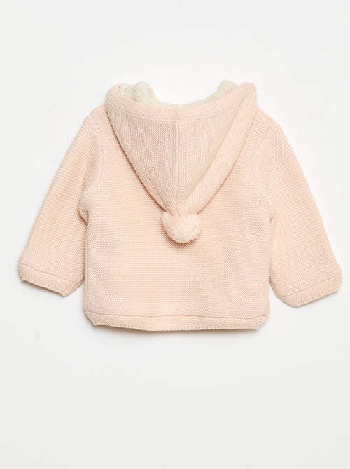 Cárdigan cálido abotonado de algodón - Kiabi