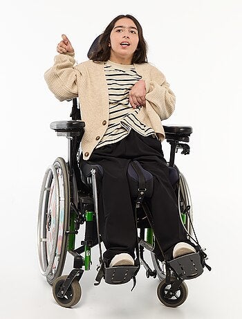 Cárdigan cálido con botones imantados - colección fácil de poner