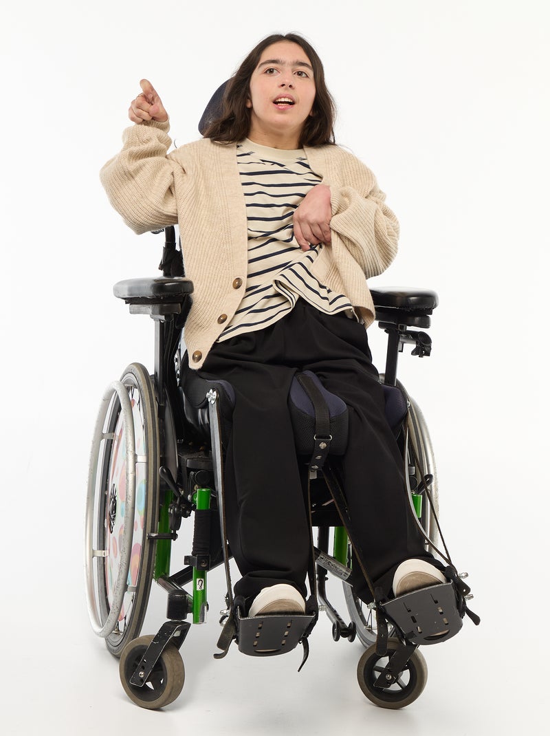 Cárdigan cálido con botones imantados - colección fácil de poner Beige - Kiabi