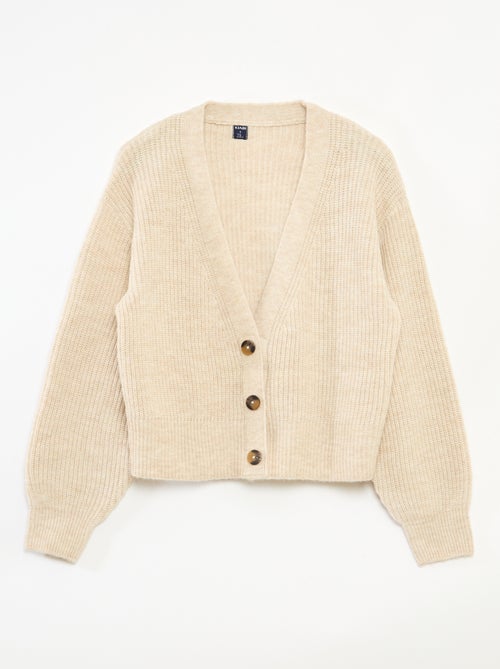 Cárdigan cálido con botones magnéticos - So Easy - Kiabi