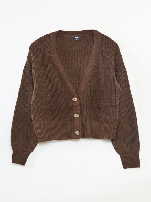 Cárdigan cálido con botones magnéticos - So Easy - Kiabi