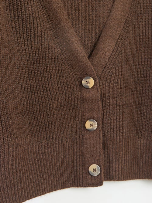 Cárdigan cálido con botones magnéticos - So Easy - Kiabi