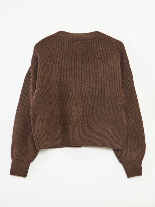 Cárdigan cálido con botones magnéticos - So Easy - Kiabi