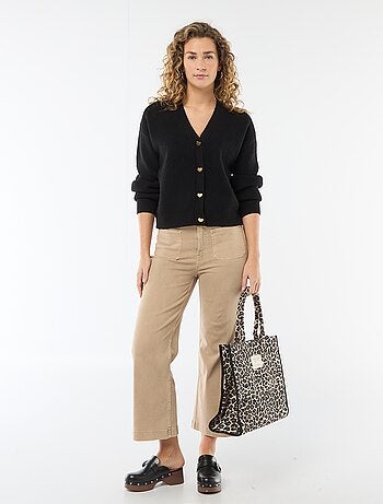 Cárdigan con botones de corazones