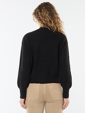 Cárdigan con botones de corazones