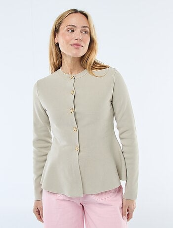 Cárdigan con botones de estrellas