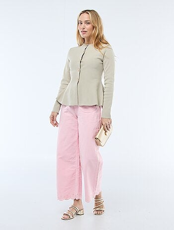 Cárdigan con botones de estrellas