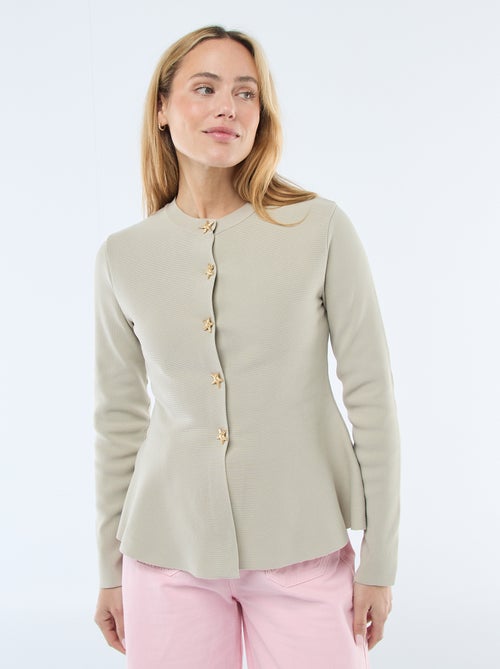 Cárdigan con botones de estrellas - Kiabi