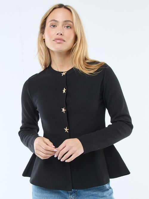Cárdigan con botones de estrellas - Kiabi