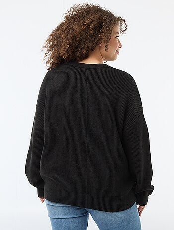 Cárdigan con botones en forma de corazón