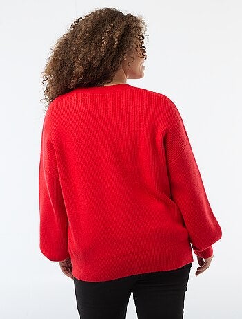 Cárdigan con botones en forma de corazón