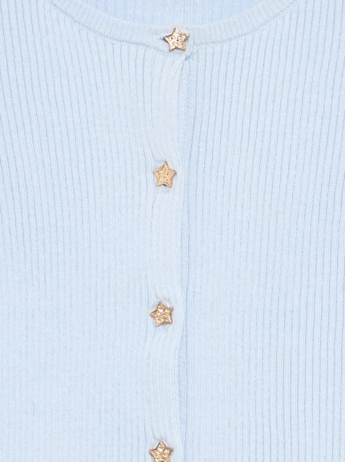 Cárdigan con botones en forma de estrella - Kiabi