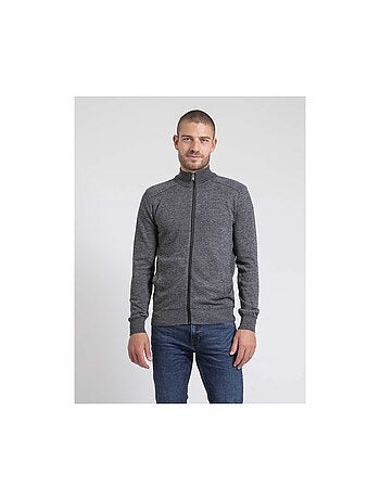 Cárdigan con cremallera cuello alto LUMORAY