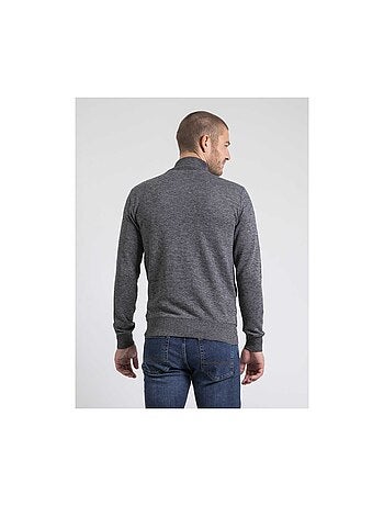 Cárdigan con cremallera cuello alto LUMORAY