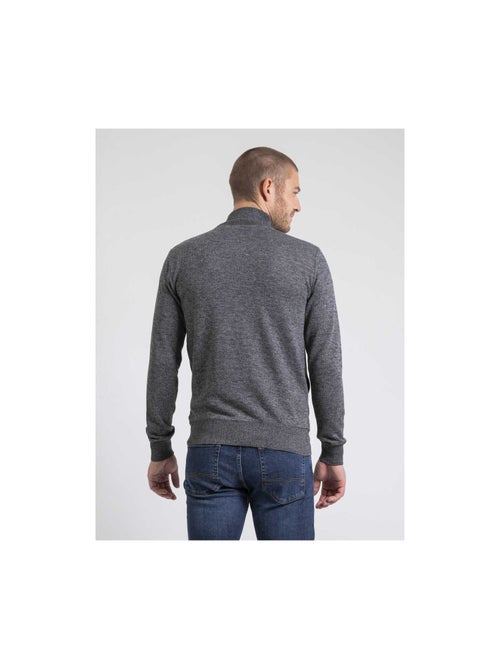 Cárdigan con cremallera cuello alto LUMORAY - Kiabi