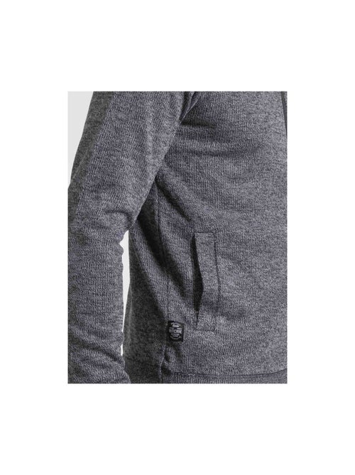 Cárdigan con cremallera cuello alto LUMORAY - Kiabi