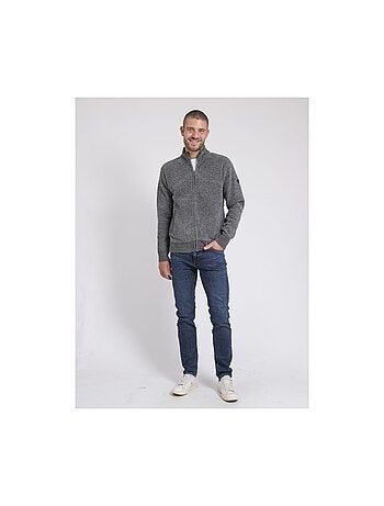 Cárdigan con cremallera cuello alto LYGALE