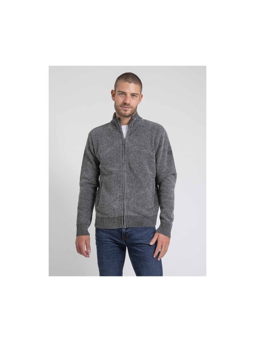 Cárdigan con cremallera cuello alto LYGALE - Kiabi