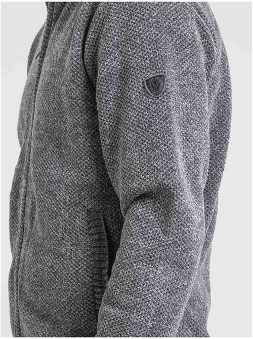 Cárdigan con cremallera cuello alto LYGALE - Kiabi