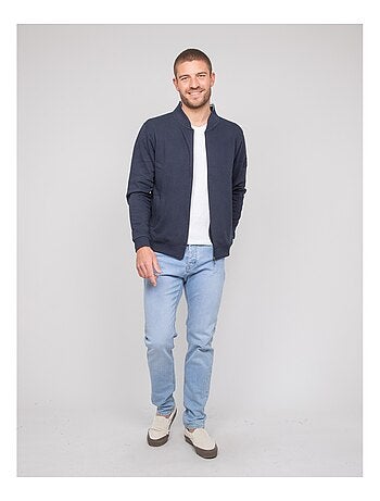 Cárdigan con cremallera de algodón WALIVIO