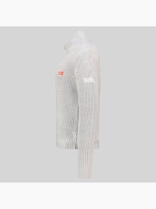 Cárdigan con cremallera flexible – geographical norway - Kiabi Cárdigan con cremallera flexible – geographical norway - Kiabi