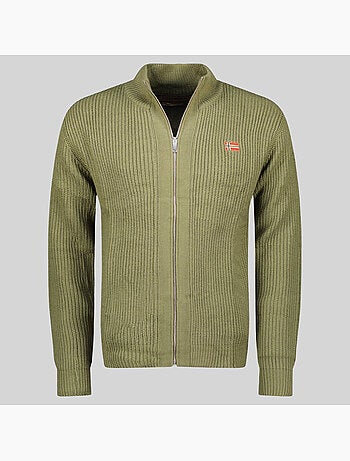 Cárdigan con cremallera flexible – geographical norway