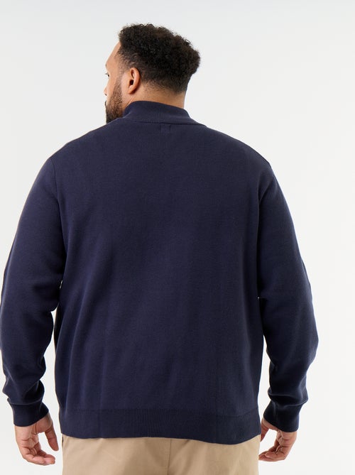 Cárdigan con cremallera y cuello alto - Kiabi Cárdigan con cremallera y cuello alto - Kiabi