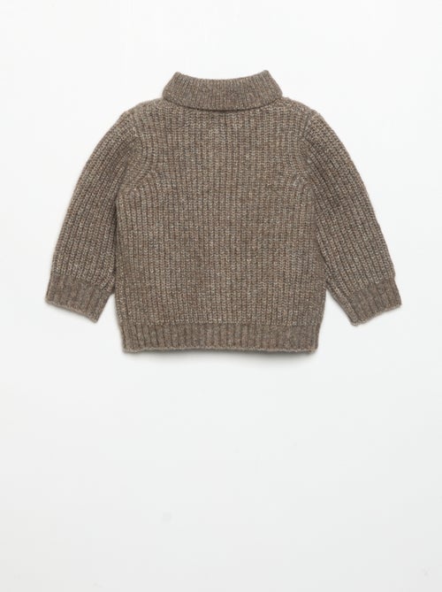 Cárdigan con cuello chal - Kiabi