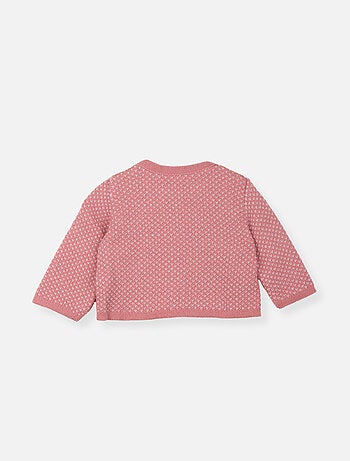 Cárdigan con motivo de golondrinas