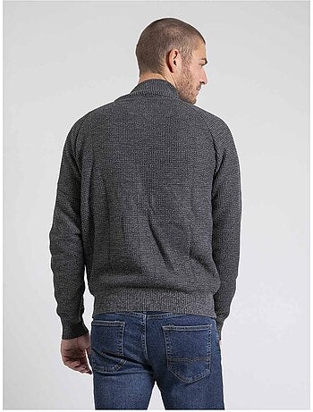 Cárdigan cuello alto con forro sherpa LAMANTIN