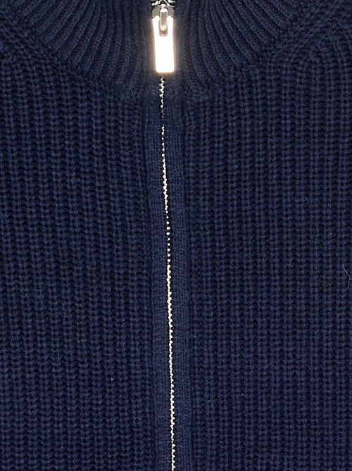 Cárdigan de cuello alto con cremallera - Kiabi