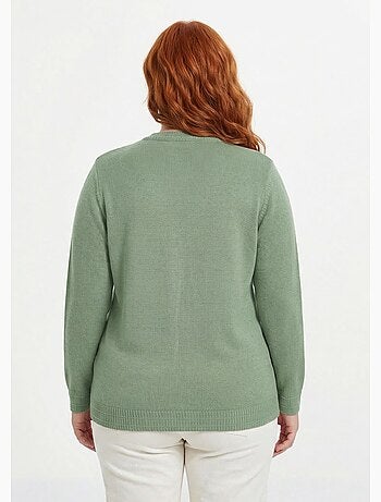 Cárdigan de manga larga con botones - Afibel