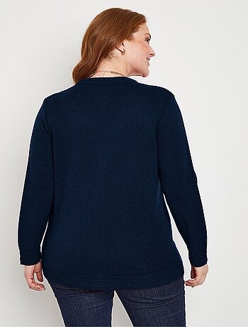 Cárdigan de manga larga con botones - Afibel