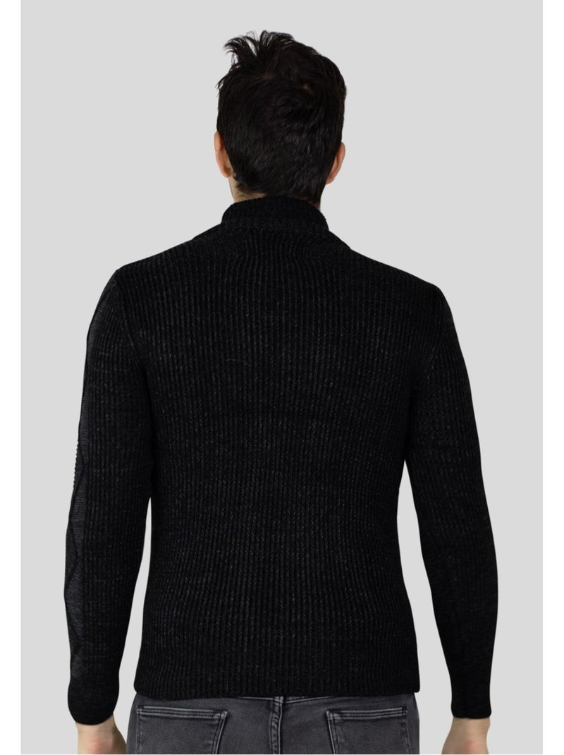 Cárdigan de manga larga y cuello redondo Kebello Negro Negro - Kiabi