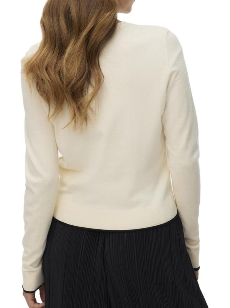 Cárdigan de Mujer Vero Moda Boo Crudo - Kiabi