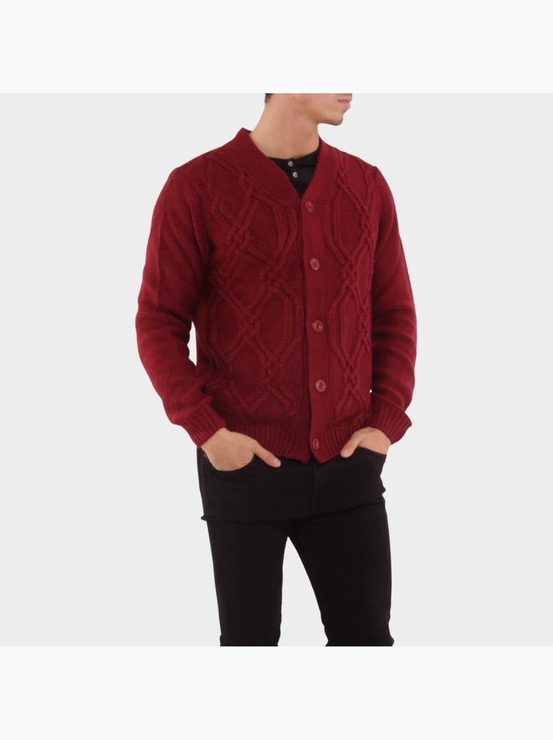 Cardigan de punto Burdeos - Kiabi