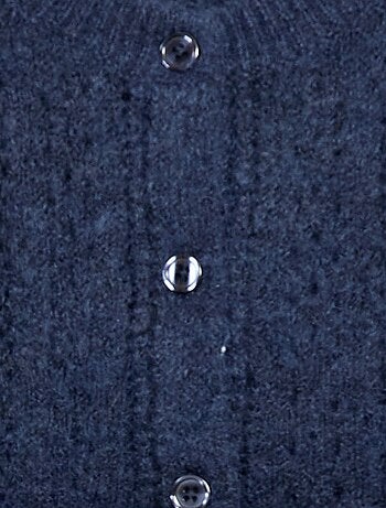 Cárdigan de punto calado