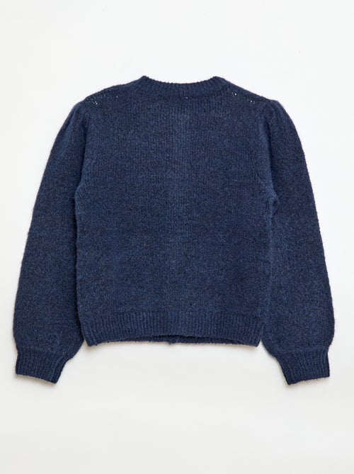 Cárdigan de punto calado - Kiabi