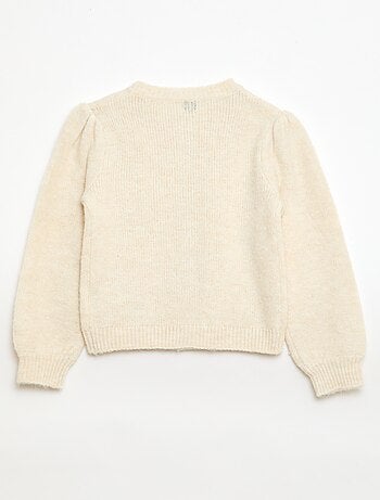 Cárdigan de punto calado