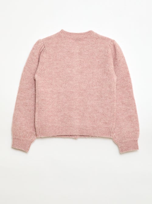 Cárdigan de punto calado - Kiabi