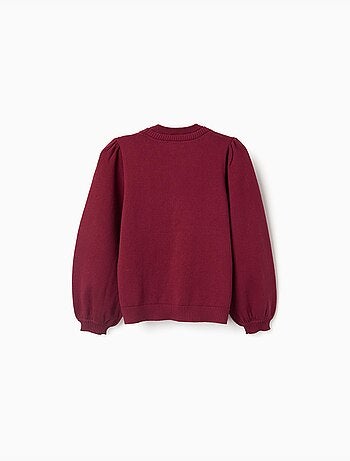 Cárdigan de punto con detalles trenzados