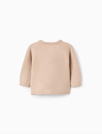 Cárdigan de punto con jacquard