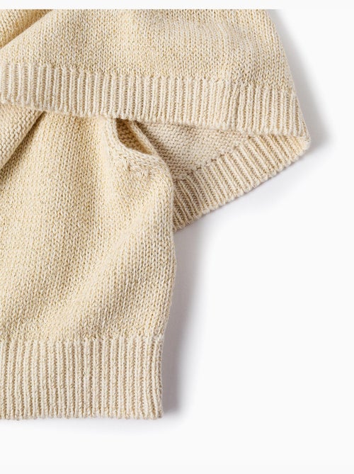 Cárdigan de punto con mangas tipo capa y lurex - Kiabi