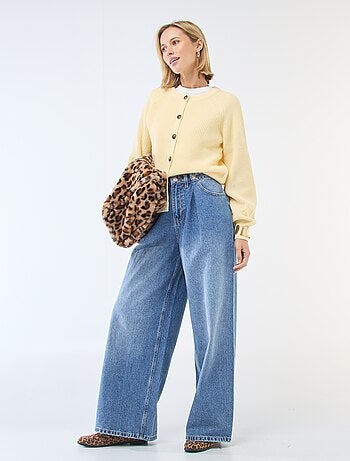 Cárdigan de punto grueso