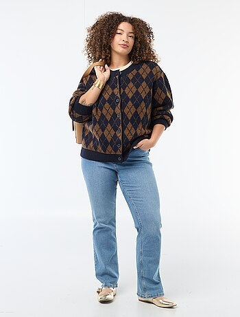 Cárdigan de punto grueso