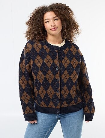 Cárdigan de punto grueso