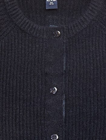 Cárdigan de punto grueso con abertura imantada - colección fácil de poner